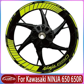 2026 New Motorcycle 17inch Rim Reflective Stickers For Kawasaki NINJA 650 650R