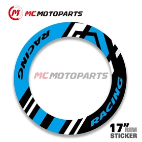 17'' Rim Wheel Sticker PLATINUM For Suzuki GSXR250 Hayabusa GSX1250FA GSXS1000