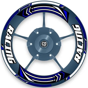 L-Green Racing Decal Wheel Sticker 17 inch BP01 For Kawasaki Z900 17-20 21 22 23