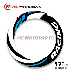 17'' Rim Protection Sticker PLATINUM For Suzuki GSXR 250 GSX1250FA GSXS1000