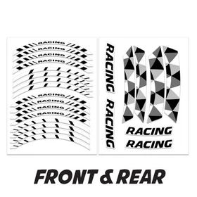 SP13 17'' Rim Wheel Stickers Decal Kit For Kawasaki Ninja 650R 06-21 20 19 18 17
