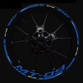 For Yamaha MT09 17 Inch Front And Rear Wheel Hubs Decal Rim Reflective Stickers