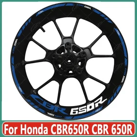 2026 NEW For Honda CBR650R 17" Front / Rear wheel Hub Rim Reflective Sticker