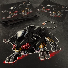 Ducati Panigale 899 959 1199 1299 Stickers - Set of 3 KissCut Motorcycle Decals