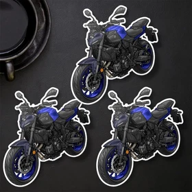 Yamaha MT-07 2021-2025 Stickers - Set of 3 Kiss-Cut Motorcycle Decals