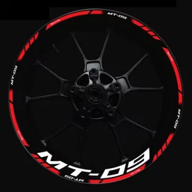 For Yamaha MT09 17 Inch Front And Rear Wheel Hubs Decal Rim Reflective Stickers