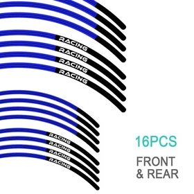 21" 18" A01B Stripe Dirt Bike Wheel Stickers For BETA 450 RS 08-14 13 12 11 10