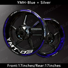 Reflective Motorcycle Wheel Sticker Rim Tape Decals Fits For YAMAHA MT03