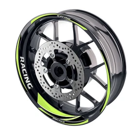 GP08 Green Racing 17" Rim Wheel Sticker For Yamaha MT10 18 19 20 21