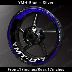 Reflective Motorcycle Wheel Sticker Rim Tape Decals Fits For YAMAHA MT07