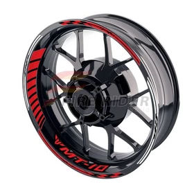 Red Wheel Rim Sticker Model Kit For Yamaha 17 inch Wheel Motorcycles