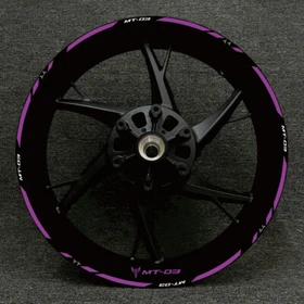 For Yamaha MT-03 MT 03 MT03 Decal Wheel Hub Waterproof Reflective Stickers