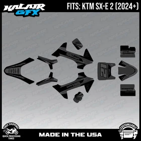 Graphics Kit for KTM Electric Mini SXE2 (2024+) OG Crew Series - Smoke