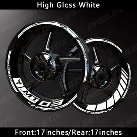 Reflective Motorcycle Wheel Sticker Rim Tape Decals Fits For YAMAHA MT03