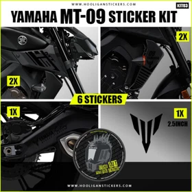 Custom Yamaha MT-09 sticker decals package [KIT03]
