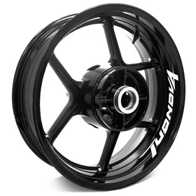 White Inner Stripe Decal Wheel Stickers For Aprilia TUONO V4 1100 RR 15-21