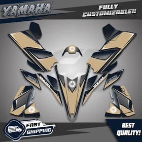 Graphics Kit for Yamaha YFZ450R 450X 2009-2013 Custom ATV UTV Decals Stickers