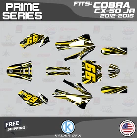 Graphics Kit for Cobra CX50 JR (2012-2015) Prime Series - Gold