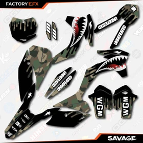 Woodland Savage Camo Graphics Kit fits KTM 13-15 SX SXF XC XCF 125 250 300 450