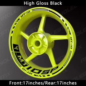 Reflective Motorcycle Wheel Sticker Rim Tape Decals Fits For YAMAHA MT10SP