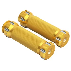 CNC Anodized Handlebar Hand Grips For Harley Road King Classic EFI FLHRCI 98-06