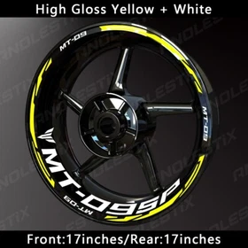 Reflective Motorcycle Wheel Sticker Rim Tape Decals Fits For YAMAHA MT09SP