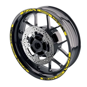 Yellow WILD Wheel Sticker 17 inch Rim For Yamaha MT03 18 19 20