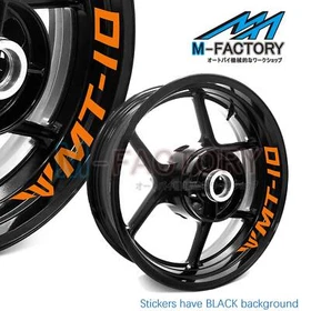 Wheel Decal 17'' Rim Sticker Tape Set For Yamaha MT10 2018-2020