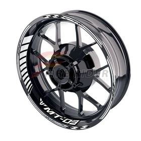 White Wheel Rim Sticker Model Kit For Yamaha 17 inch Wheel Motorcycles