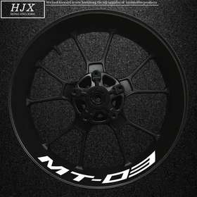 MT-03 Motorcycle Wheel Decal 17'' Rim Sticker Wheels Sticker For Yamaha MT-03