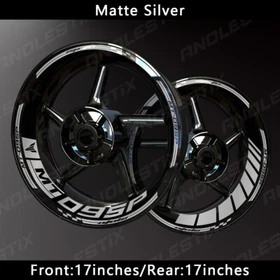 Reflective Motorcycle Wheel Sticker Rim Tape Decals Fits For YAMAHA MT09SP