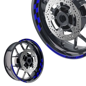 White 17 inch GP01 Wheel Sticker For Suzuki SV1000 S 2003-2007