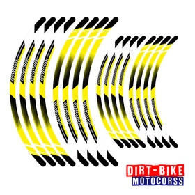 ARROW01 Dirt Bike Wheel Rim Stickers For Yamaha YZ250FX YZ450FX 2016-2021