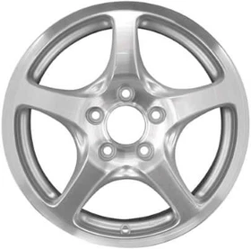 2000-2004 HONDA S Machined Silver 16x7.5 OEM Wheel 63818 