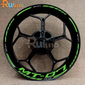 High Quality Motorcycle Wheel Hub Reflective Decal For Yamaha MT-07 MT07 MT 07