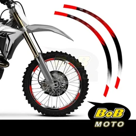 YELLOW HONEYCOMB Wheel Stickers Decals Dirt Bike For Honda XR 400R 96-04 02 03