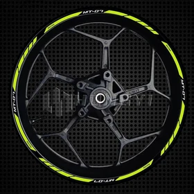 Wheel Hub Rim Decorative Decal Reflective Sticker For YAMAHA MT07 MT-07 700 A