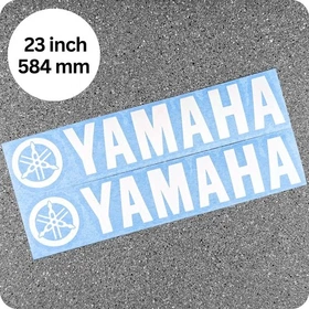 White Yamaha Decal Vinyl Graphic R1 R6 R3 R7 MT07 MT09 MT10 FZ07 FZ09 T7 XSR FJR