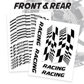 GP14 17'' Rim Wheel Stickers Decal Graphic Kit For Yamaha FZ09 MT-09 18-21 20 19