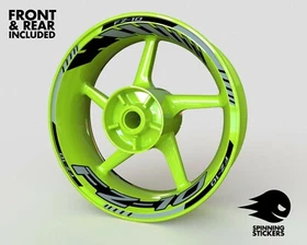 Wheel Stickers for Yamaha FZ10 FZ-10 Rim Tape Motorcycle Decals Graphics 17"