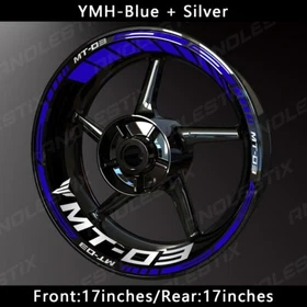 Reflective Motorcycle Wheel Sticker Rim Tape Decals Fits For YAMAHA MT03