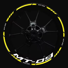 For Yamaha MT09 17 Inch Front And Rear Wheel Hubs Decal Rim Reflective Stickers