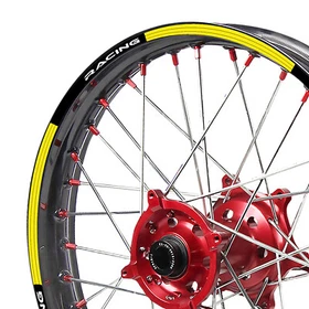 Yellow 21'' 18'' MX Wheel Rim Stickers L01B For Honda XR 650L 2012-2020