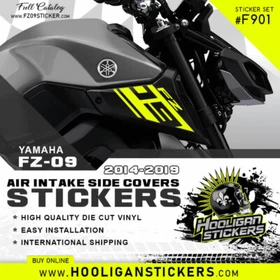 Yamaha FZ-09 air intake side cover sticker set [F901]