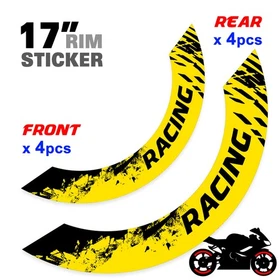 For Yamaha MT07 18-24 23 22 21 20 Wheel Inner Rim Stickers 17 inch S08B Aqua