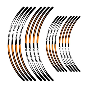 For HONDA CR 500 95-17 16 15 14 Wheel Stickers Rim 21" 19" Dirt Bike R02B Green