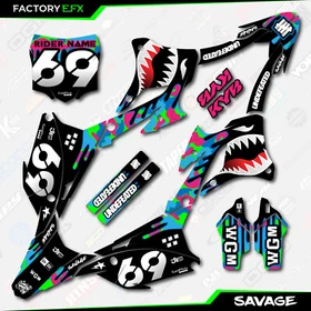 CMGK Savage Camo Racing Graphics Kit fits 22-25 Kawasaki KX85 Kx112 Decal Kx 85