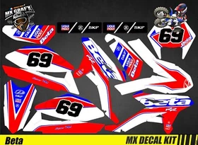 MX Decal Kit For Beta RR 50 - Racing