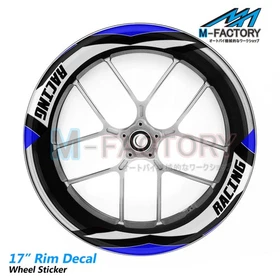 J10 17'' Rim Sticker Strip Tapes Vinyl Decal For Yamaha FJ09 FJR1300 FZ6R FZ07