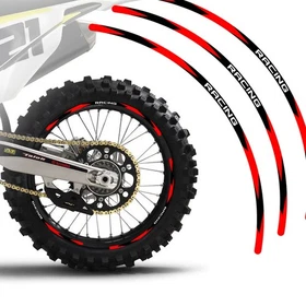 21 18 inch Rim Sticker For Kawasaki KX450X KLX400 KLX 400R KLX300R KLX 300